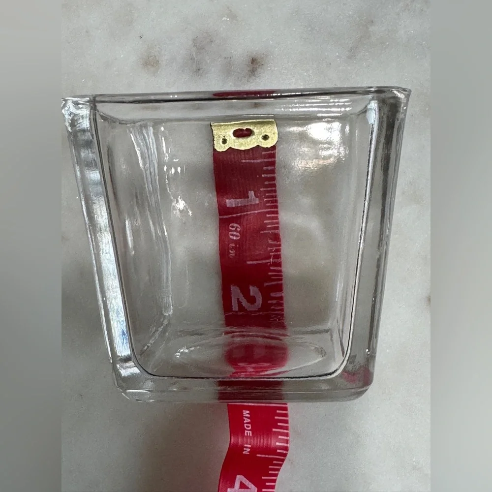 Elegant Clear Glass Tealight Candle Holders 2-pack
